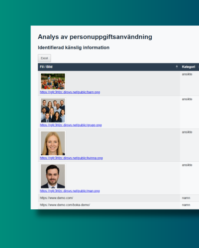 analys av personuppgiftsanvändning